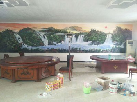 湘阴墙绘-写实风景