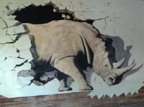 湘阴在墙绘中，如何绘制3D效果？