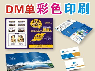湘阴单页印刷，色彩搭配简单。