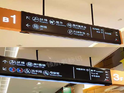 湘阴如何通过商场标识牌引导客流分布？